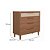 Cômoda Paglia Pro - 4 Gavetas - Com Tela de Rattan - Nogueira/Louro Freijó - Imagem 6