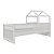 Cama Papaya - Com Casinha - Branco - Imagem 1