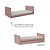 Cama Infantil Link Plus - Com Ou Sem Auxiliar - Rose - Imagem 5