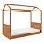 Cama Link Plus - Com Casinha - Com Ou Sem Auxiliar - Madeira - Imagem 1