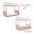 Cama Link Plus - Com Casinha - Com Ou Sem Auxiliar - Rose - Imagem 4