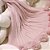 Manta De Pompom - Tricot - Trama Canelado 5x5 - Sugar Rose - Imagem 2