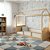 Cama Casinha Link - Com 1 Grade E Meia Em Palha Natural - Capuccino - Imagem 3