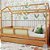 Cama Casinha Link - Com 1 Grade E Meia Em Palha Natural - Madeira - Imagem 3