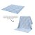 Manta Personalizada Com Nome - Tricot - Azul Blue Sky - Imagem 3
