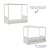 Cama Link Com Dossel - Com Ou Sem Auxiliar - Branco - Imagem 4