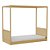 Cama Link Com Dossel - Com Ou Sem Auxiliar - Capuccino - Imagem 1