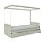 Cama Link Com Dossel - Com Ou Sem Auxiliar - Verde Old - Imagem 2