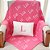 Manta Personalizada Com Nome - Tricot - Rosa Candy - Imagem 2