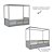 Cama Link Com Dossel - Com 1 Grade E Meia Em Palha Natural - Cinza - Imagem 4