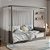 Cama Link Com Dossel - Com 1 Grade E Meia Em Palha Natural - Fendi - Imagem 3