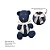 Urso Tricot - Tamanho M - Azul Marinho Indigo Blue / Off White Natural - Personalizado - Imagem 4