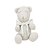 Urso Tricot - Tamanho M - Off White Natural - Personalizado - Imagem 1