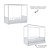 Cama Link Com Dossel - Com 1 Grade E Meia Palitada - Branco - Imagem 4