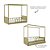 Cama Link Com Dossel - Com 1 Grade E Meia Palitada - Cacto - Imagem 4