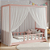 Cama Link Com Dossel - Com 1 Grade E Meia Palitada - Rose - Imagem 3