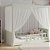 Cama Link Com Dossel - Com 1 Grade E Meia Palitada - Verde Old - Imagem 3