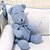 Urso Tricot - Tamanho M - Azul Blue Sky - Personalizado - Imagem 2