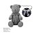 Urso Tricot - Tamanho M - Cinza M.Gris - Personalizado - Imagem 3
