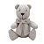 Urso Tricot - Tamanho M - Cinza 869 - Personalizado - Imagem 1