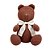 Urso Tricot - Tamanho M - Terracota - Personalizado - Imagem 1
