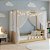 Cama Link Com Dossel - Com 2 Meias Grades Palitadas - Capuccino - Imagem 3