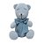 Urso Tricot - Tamanho M - Azul Blue Sky / Azul Canto - Personalizado - Imagem 1