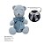 Urso Tricot - Tamanho M - Azul Blue Sky / Azul Canto - Personalizado - Imagem 3