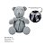 Urso Tricot - Tamanho M - Azul Dream - Personalizado - Imagem 3