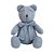 Urso Tricot - Tamanho M - Azul Canto - Personalizado - Imagem 1