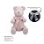 Urso Tricot - Tamanho M - Rosa Baby - Personalizado - Imagem 3