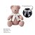 Urso Tricot - Tamanho M - Rosa M.Dolce / Branco - Personalizado - Imagem 3