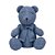 Urso Tricot - Tamanho M - Azul Tirreno - Personalizado - Imagem 1
