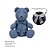 Urso Tricot - Tamanho M - Azul Tirreno - Personalizado - Imagem 3