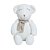 Urso Tricot - Tamanho M - Branco / Bege Nuvem - Personalizado - Imagem 1