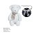 Urso Tricot - Tamanho M - Branco / Bege Nuvem - Personalizado - Imagem 3