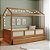 Cama Link Plus Palha - Com Casinha - Completa - Madeira - Imagem 2