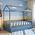 Cama Link Plus Palitada - Com Casinha - Completa - Azul Sereno - Imagem 2