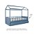 Cama Link Plus Palitada - Com Casinha - Completa - Azul Sereno - Imagem 3