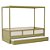 Cama Link Plus Palha Natural - Com Dossel - Completa - Cacto - Imagem 1
