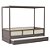 Cama Link Plus Palha Natural - Com Dossel - Completa - Fendi - Imagem 1