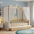 Cama Link Plus Palitada - Com Dossel - Completa - Capuccino - Imagem 2