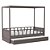 Cama Link Plus Palitada - Com Dossel - Completa - Fendi - Imagem 1