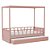 Cama Link Plus Palitada - Com Dossel - Completa - Rose - Imagem 1