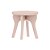 Banqueta Infantil Redonda Para Mesinha Arcos/Play - Rosa - Imagem 1