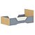 Cama Infantil Evolutiva Kids 2 Em 1 - Azul - Imagem 3
