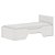 Cama Infantil Evolutiva Kids 2 Em 1 - Branco - Imagem 1