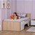 Cama Infantil Evolutiva Kids 2 Em 1 - Branco Com Carvalho Malva - Imagem 2