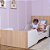 Cama Infantil Evolutiva Kids 2 Em 1 - Branco Com Carvalho Malva - Imagem 4