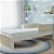 Cama Infantil Skandi - Com Cabeceira E 2 Grades - Areia - Imagem 2